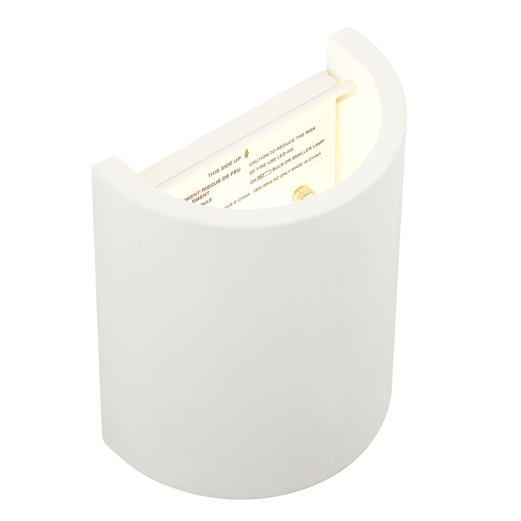 Renwil Ladees 7.08" Length Wall Sconce - White