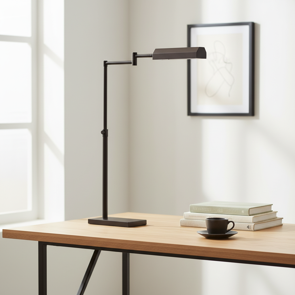 Renwil Haylee 20.5-32 Adj." Height Table Lamp - Brown