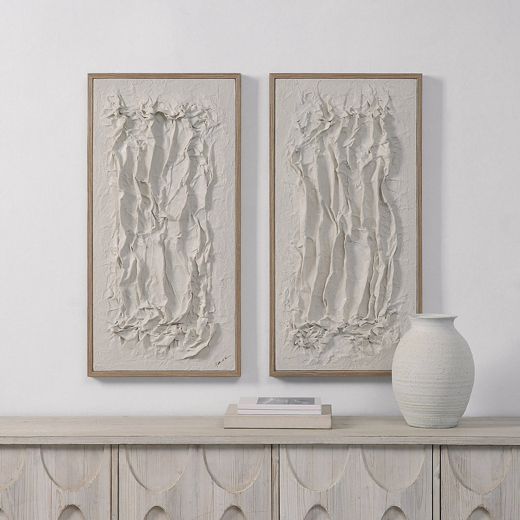 Renwil Volterra 20" Wide Wall Art - White
