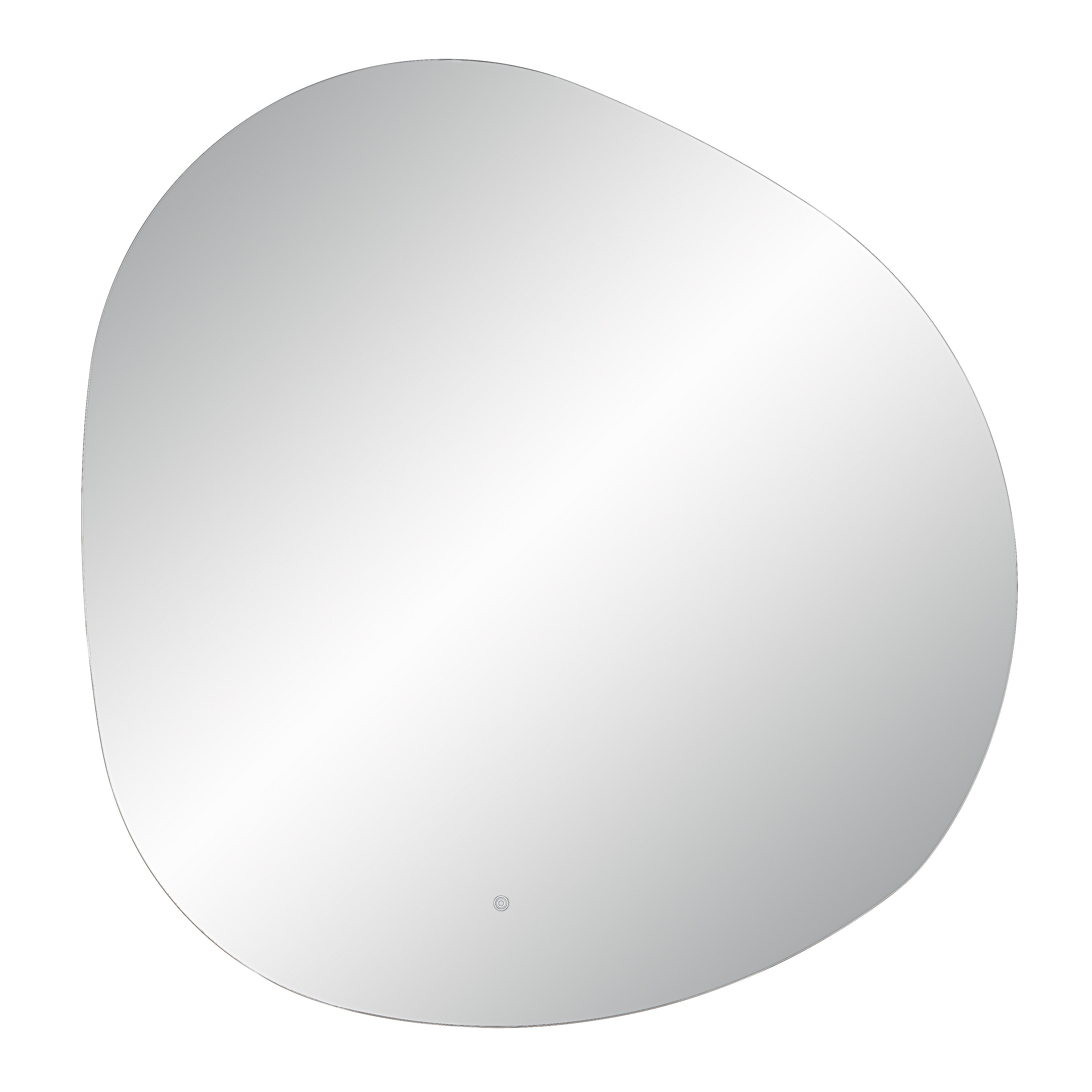 Renwil Terni 45" Tall Irregular Led Mirror - Clear