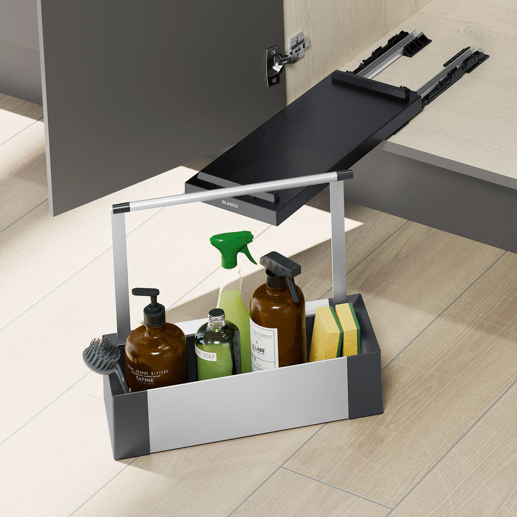 Blanco Under Kitchen Sink Cabinet Storage Caddy  -  Single