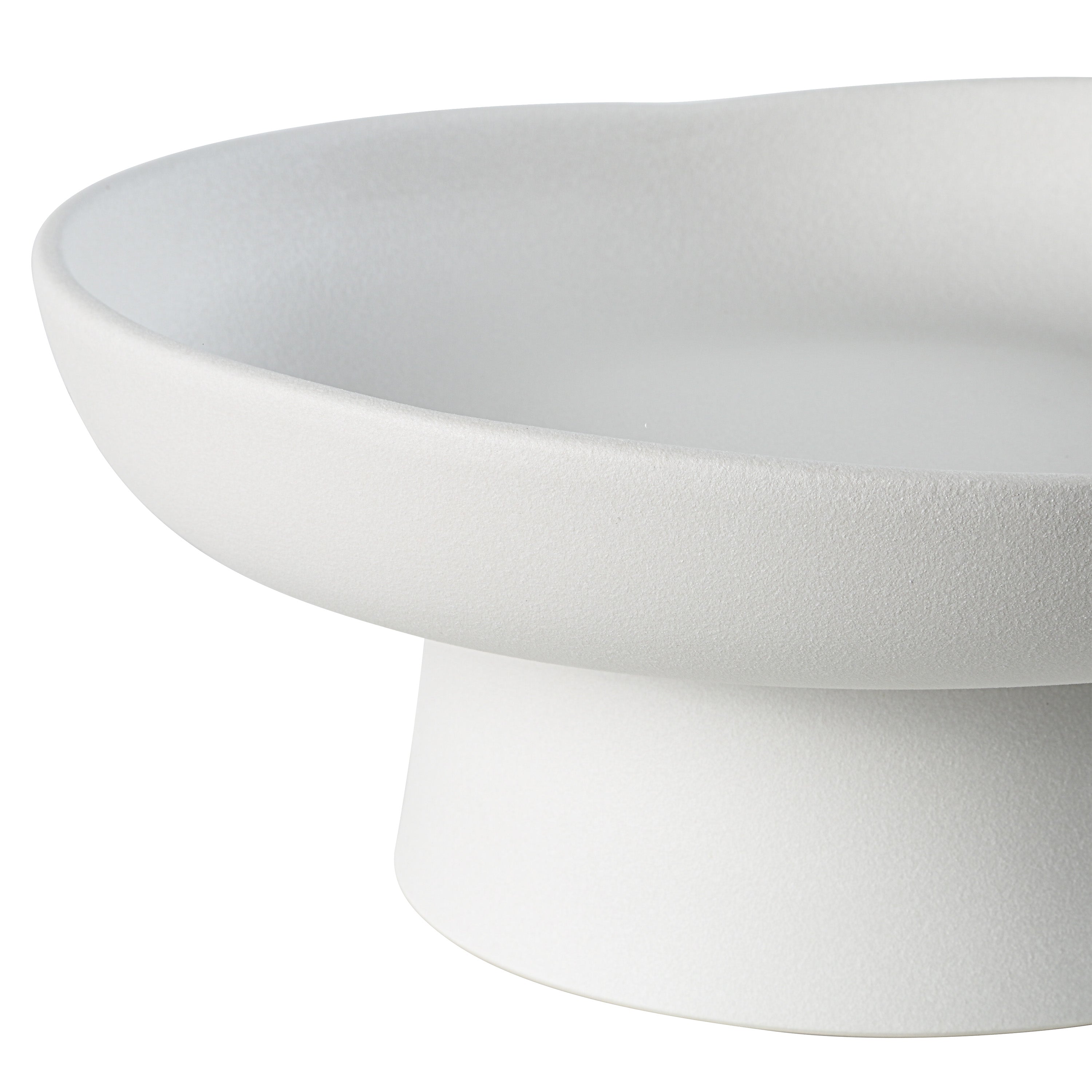 Renwil Malabo Indoor Porcelain Ceramic Bowl - Matte Off-White