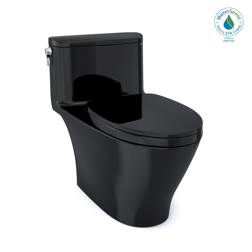 TOTO Nexus One Piece Elongated 1.28 GPF Universal Height Toilet with Ss124 Softclose Seat - Washlet+ Ready