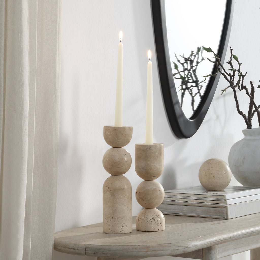 Renwil Amarena Candle Holder - Natural