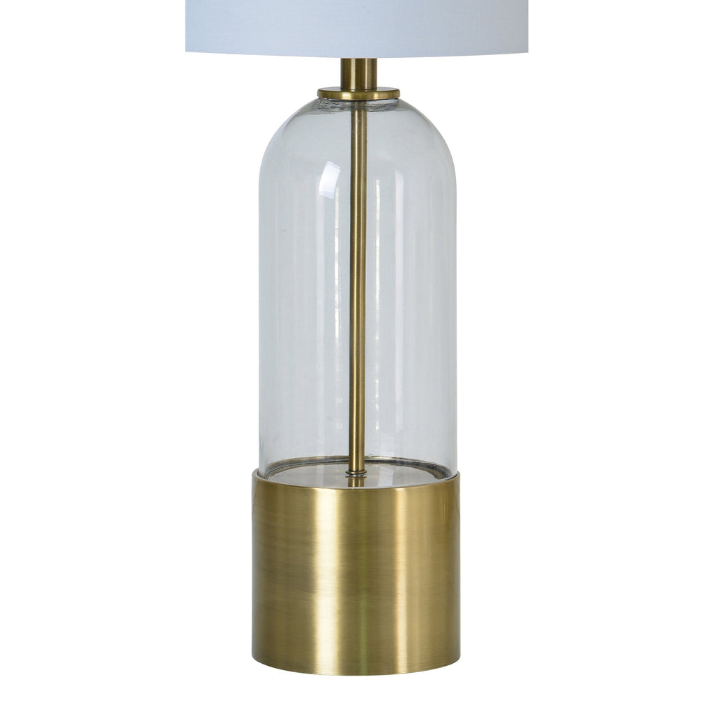 Everren Theodore 27.5" Length Table Lamp -  Antique Brass