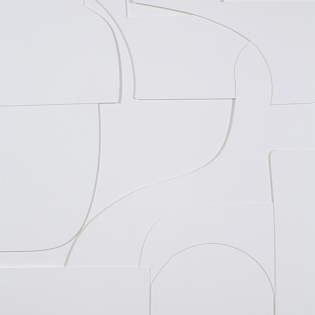 Renwil Stardust 48" Wide Wall Art - Matte White