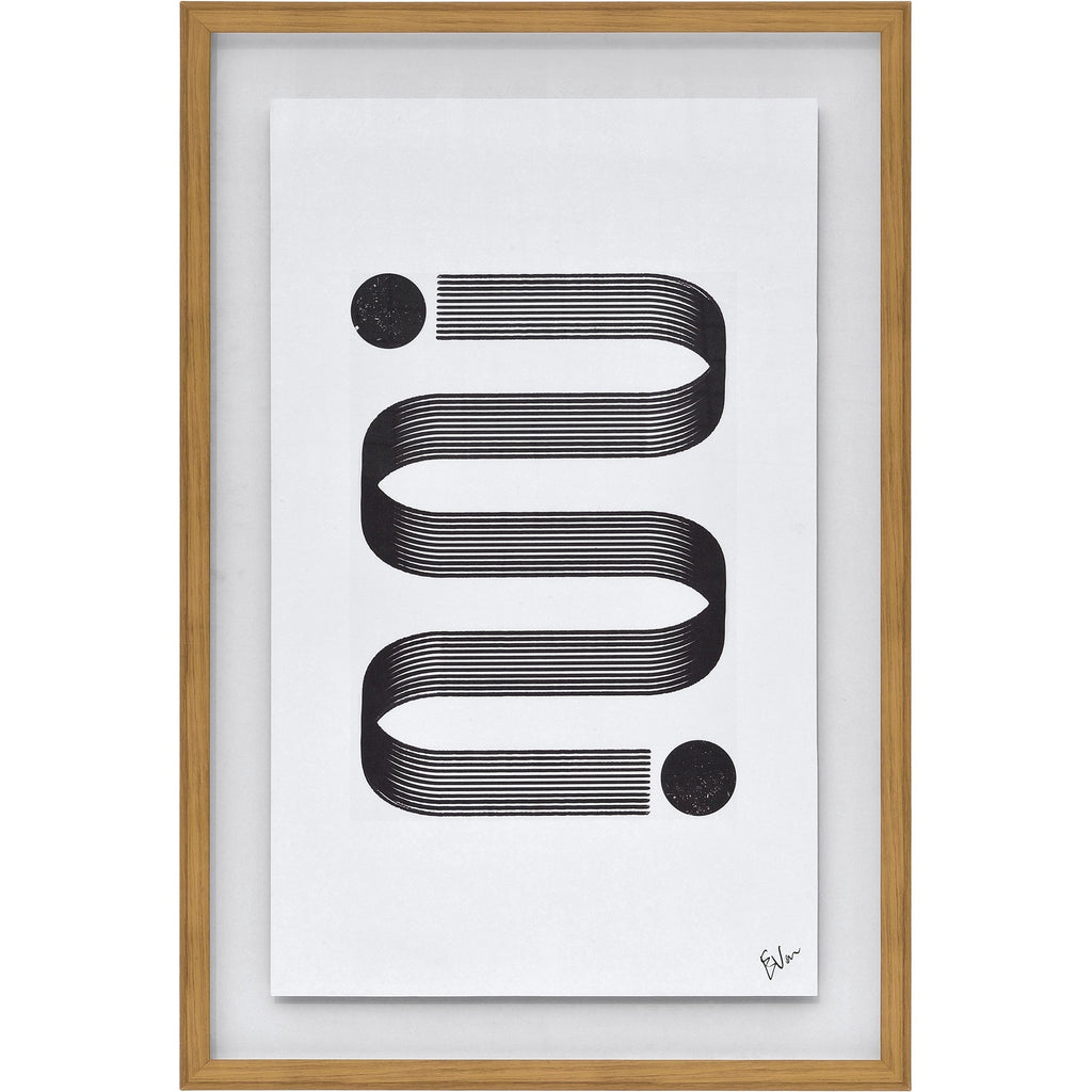 Renwil Elsie 24" Wide Wall Art - Black