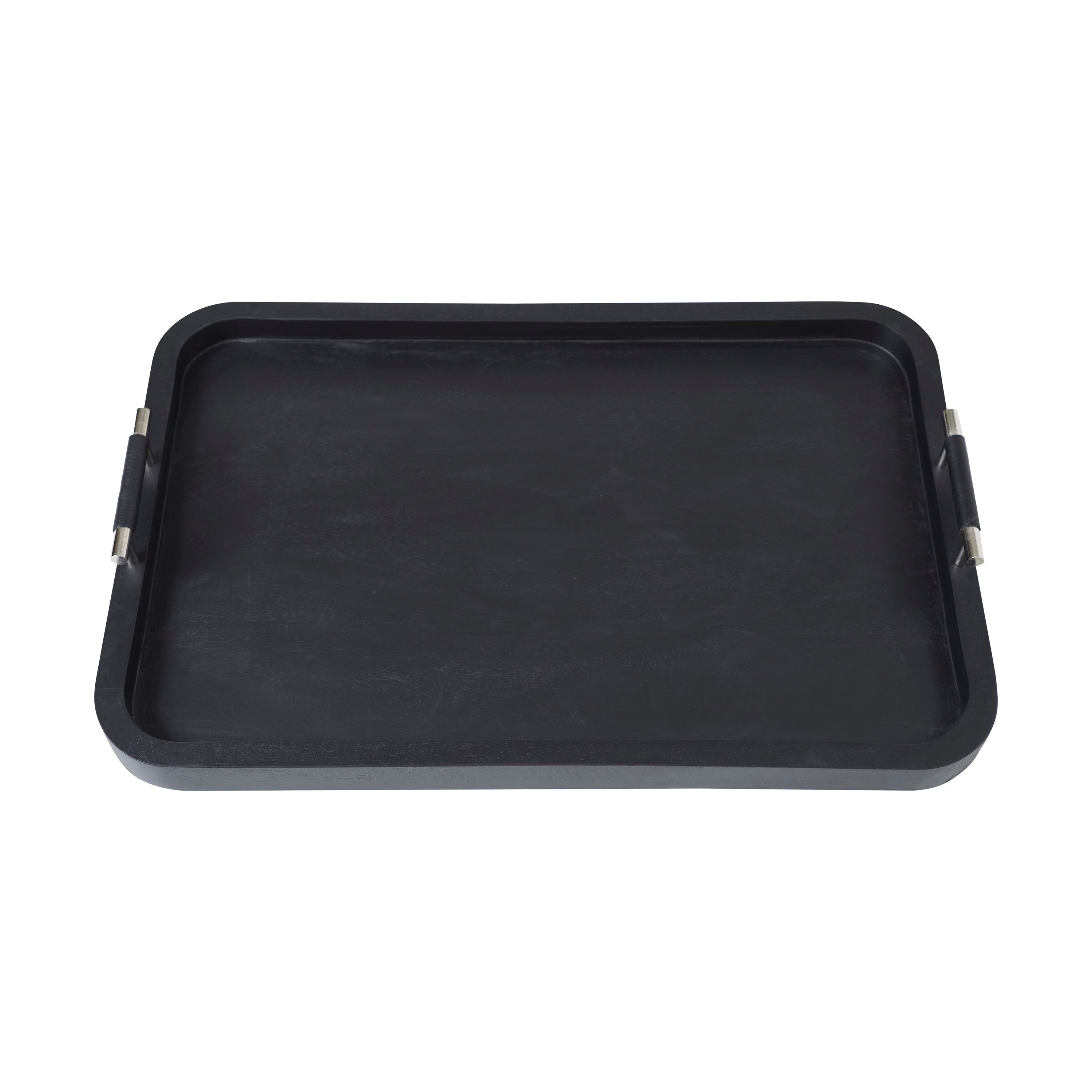 Renwil Hudson Indoor Mango Wood Tray - Black
