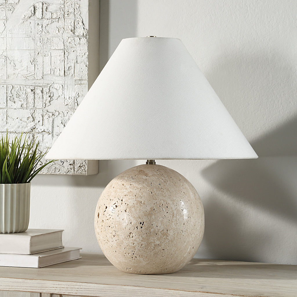 Renwil Assen 19" Length Table Lamp - Beige