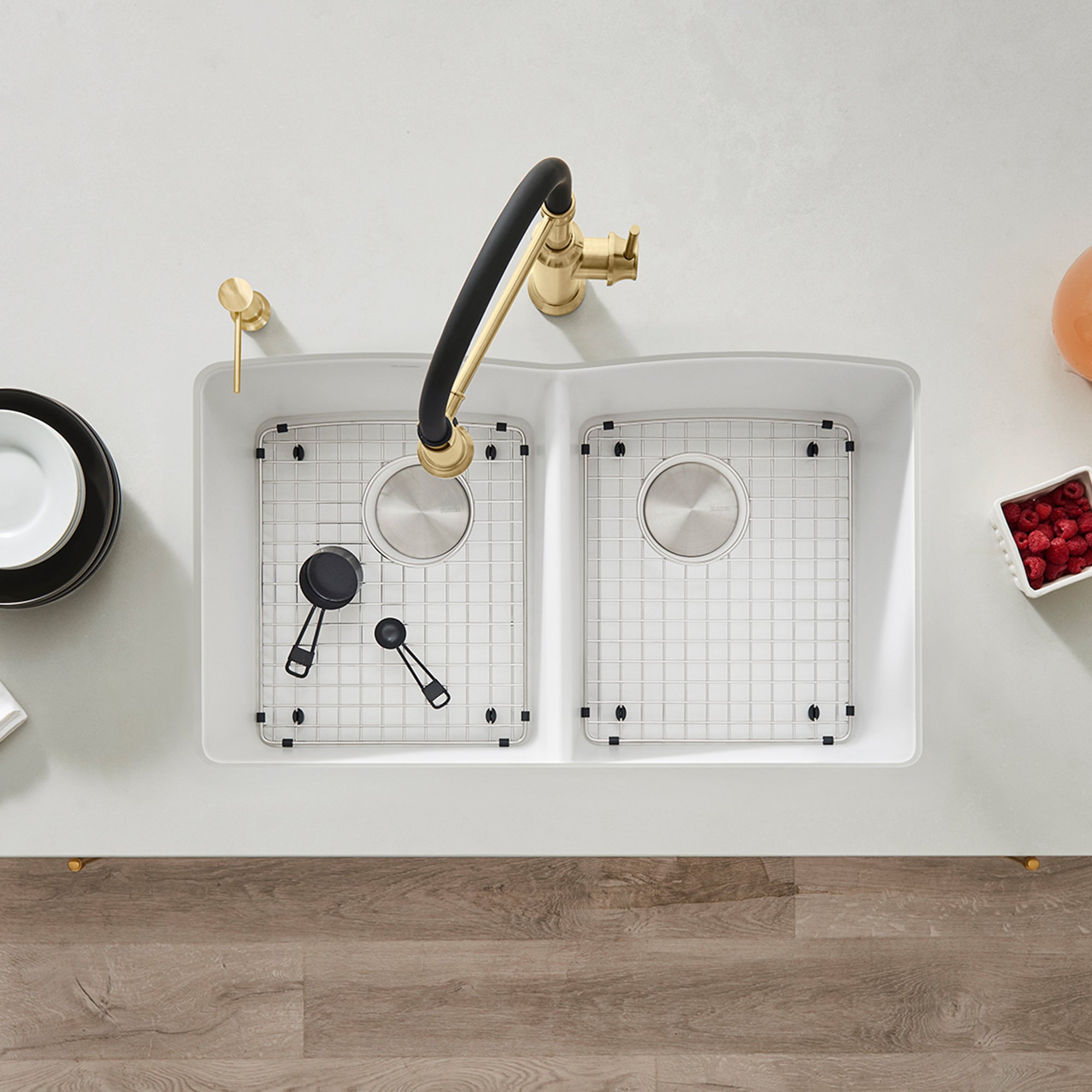 Blanco Stainless Steel Sink Grid for Diamond 50/50 Sink  -  Left Bowl