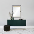 Renwil Gray 38" Tall Rectangle Wall Mirror - Yellow