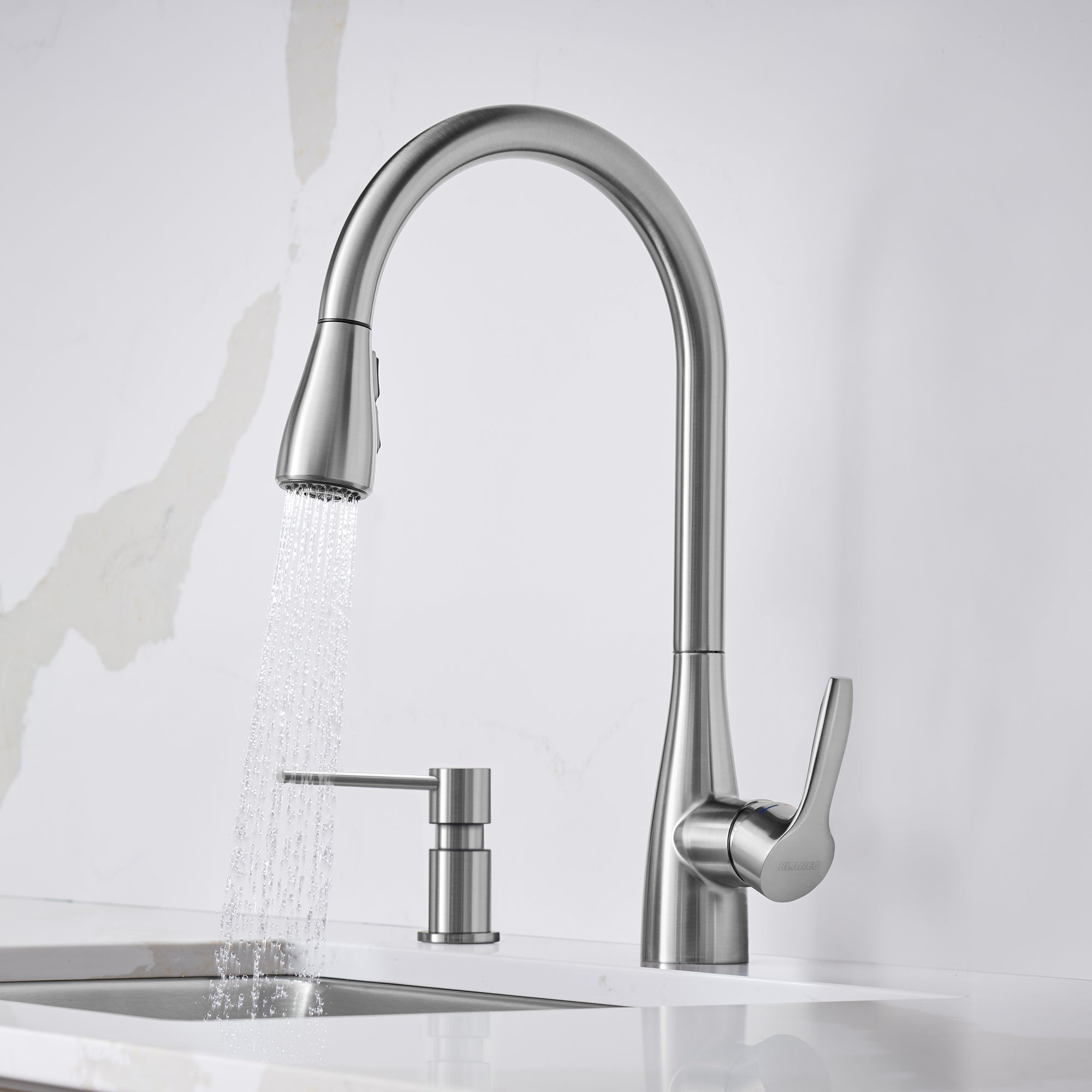 Blanco Atura Pull-Down Dual-Spray Kitchen Faucet