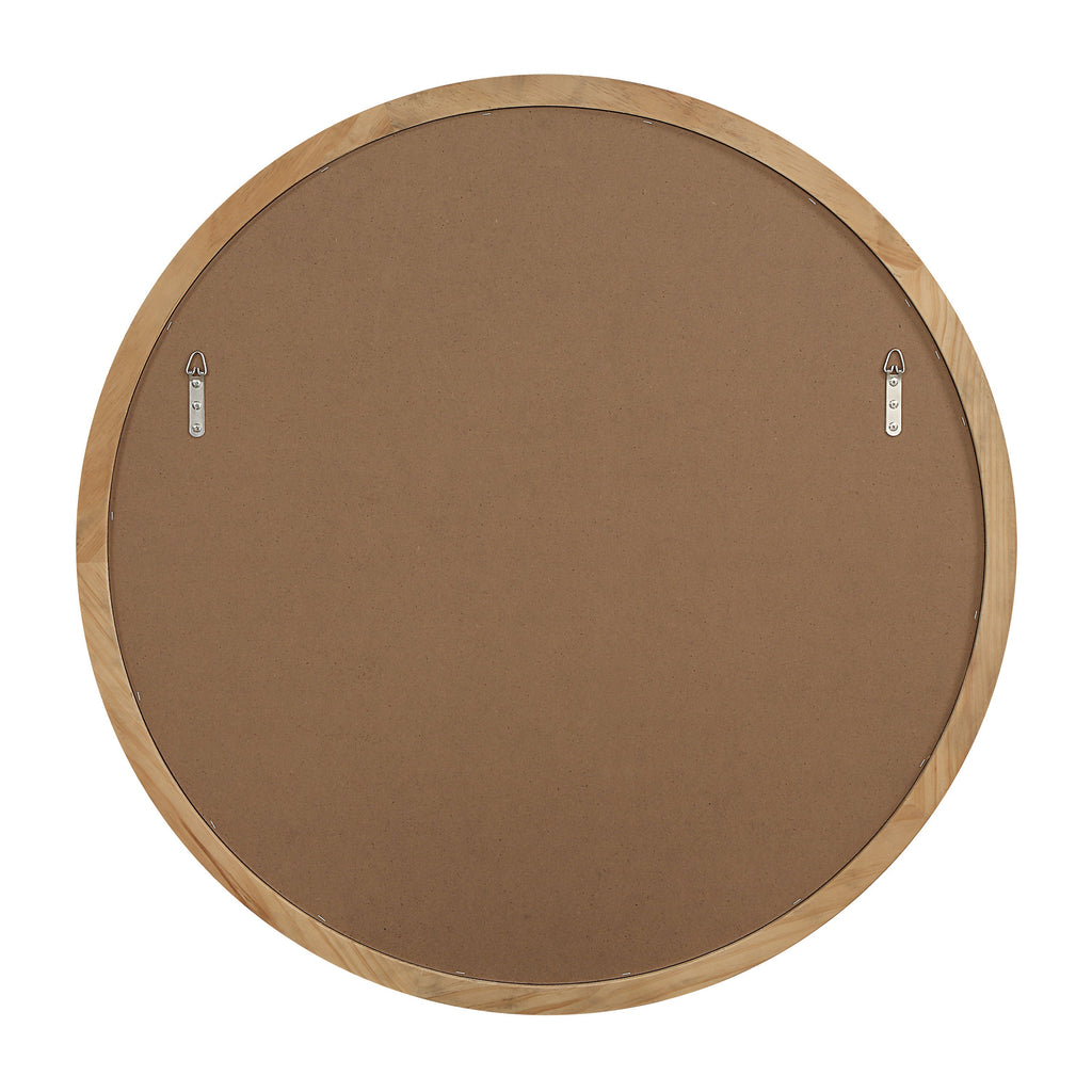 Renwil Noto 40" H x 40" W Wall Mirror - Brown