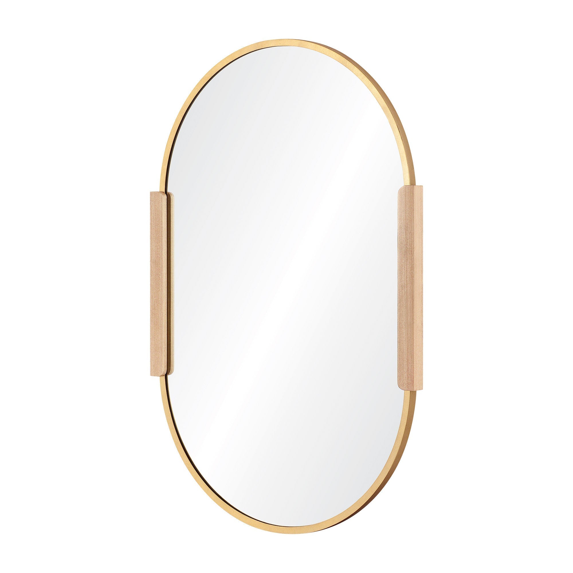 Renwil Kerianne 41" Tall Oval Wall Mirror - Yellow
