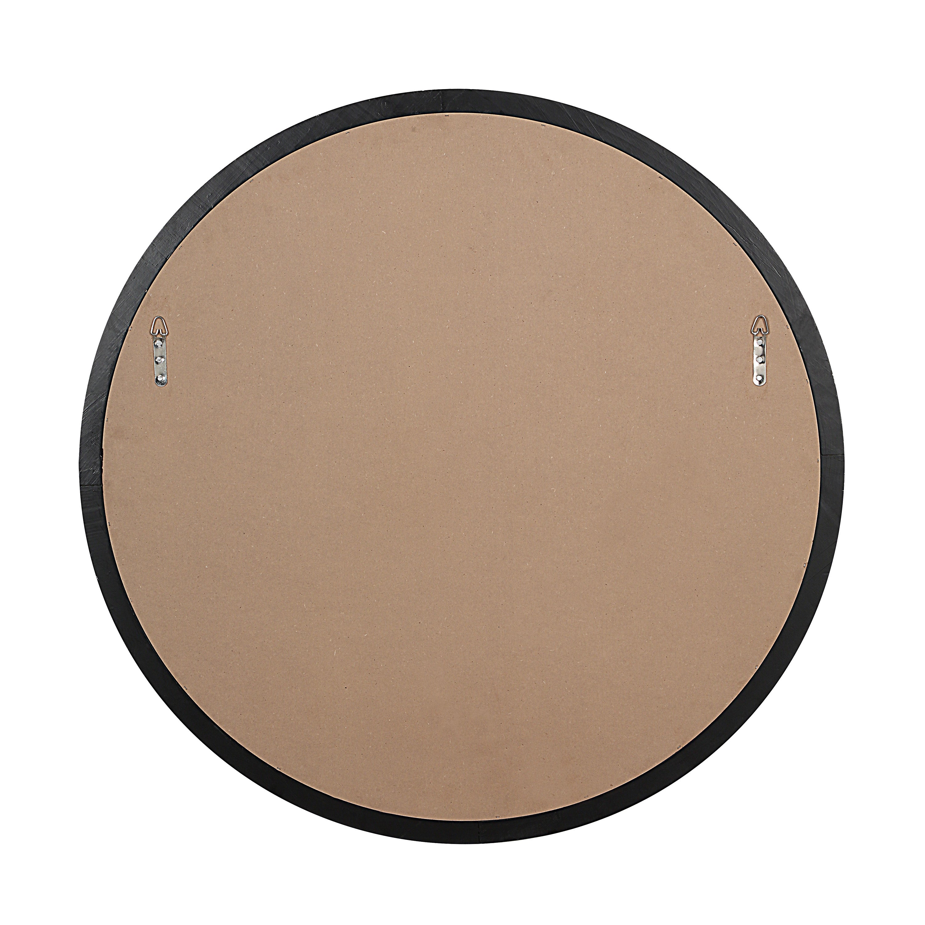 Renwil Olica 40" H x 40" W Wall Mirror - Black