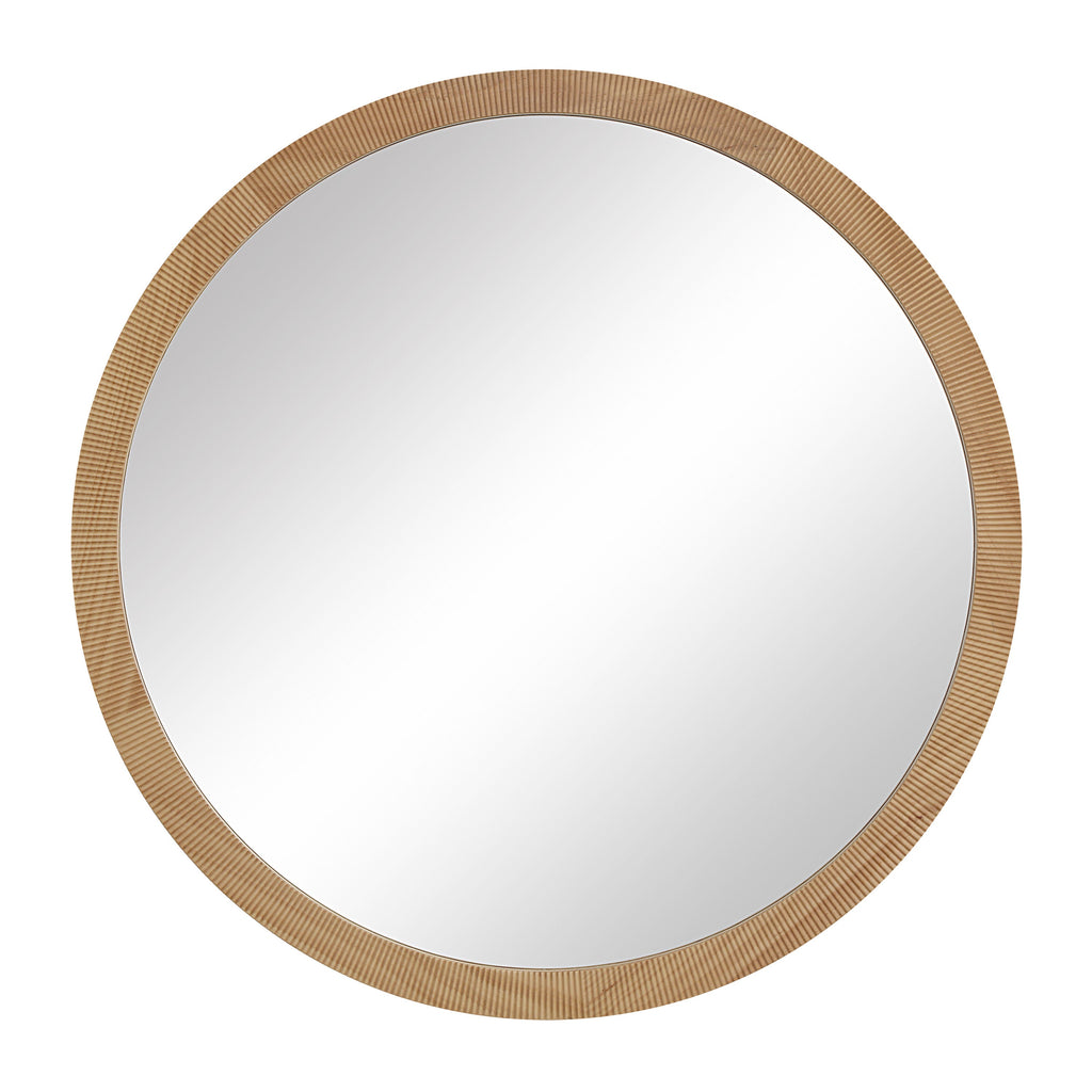 Renwil Noto 40" H x 40" W Wall Mirror - Brown