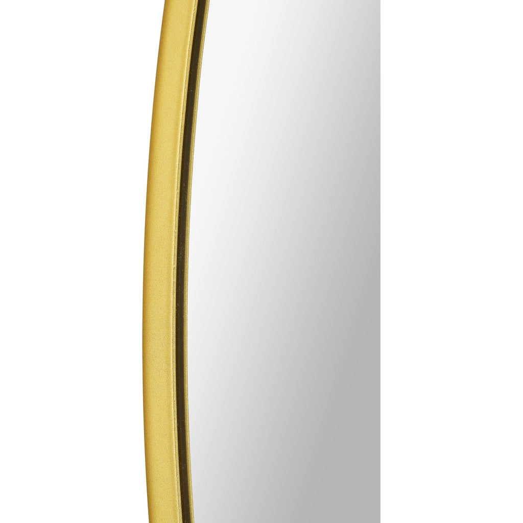 Renwil Fragoso 48" Tall Round Wall Mirror - Yellow