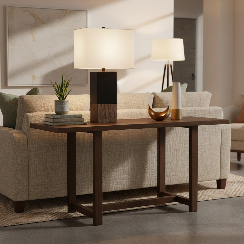 Renwil Broma 30" Length Table Lamp - Brown