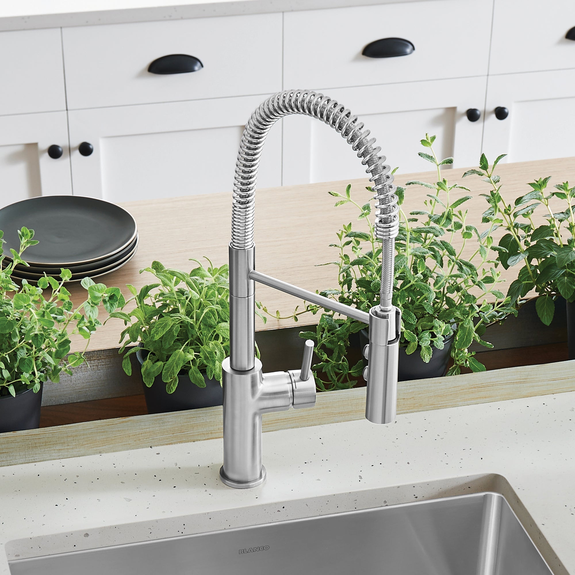 Blanco Catris Semi-Pro Pull-Down Dual-Spray Kitchen Faucet