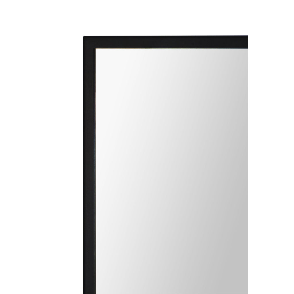 Renwil Amara 45" Tall Rectangle Wall Mirror - Black