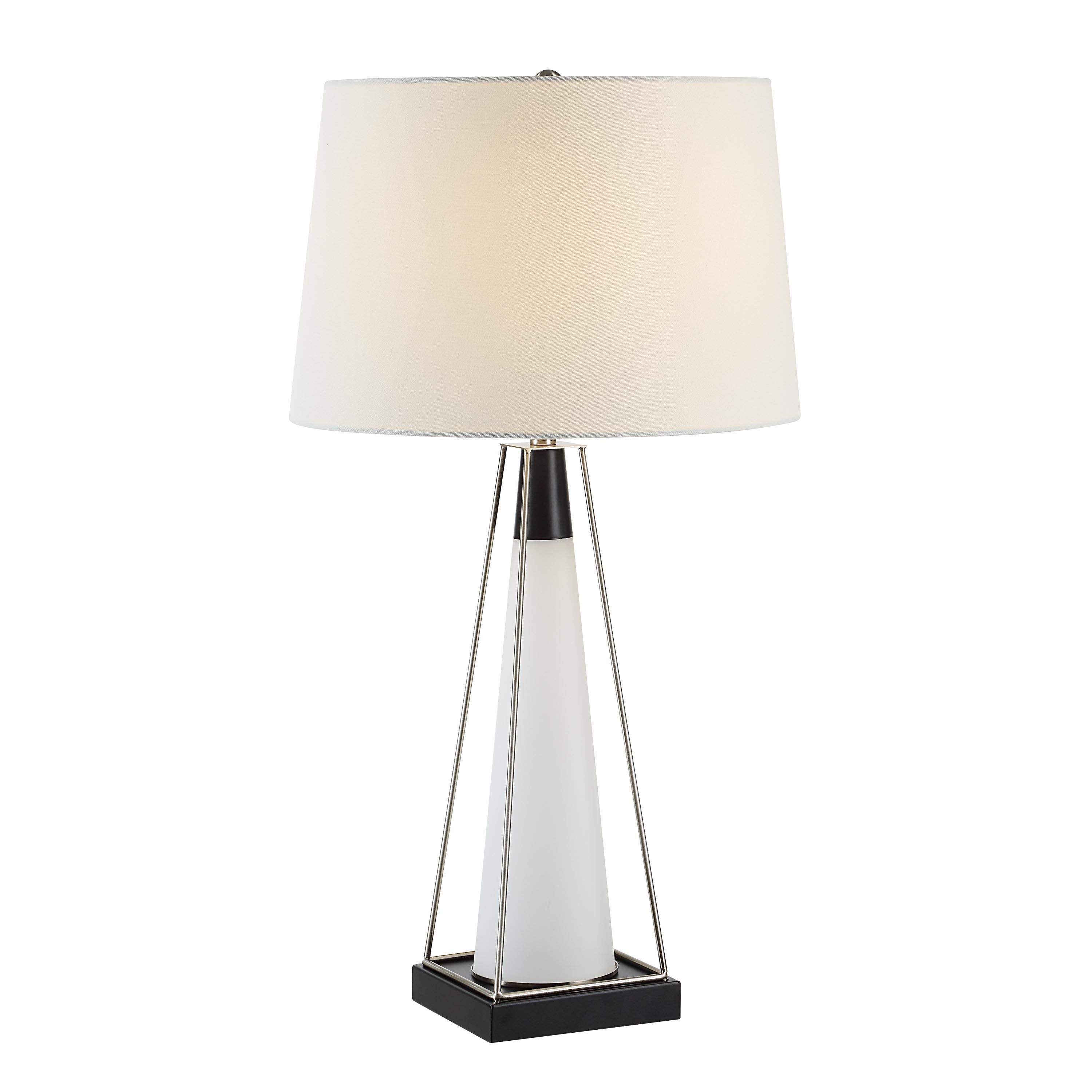 Everren Navagio 28" Height Table Lamp - Frosted White
