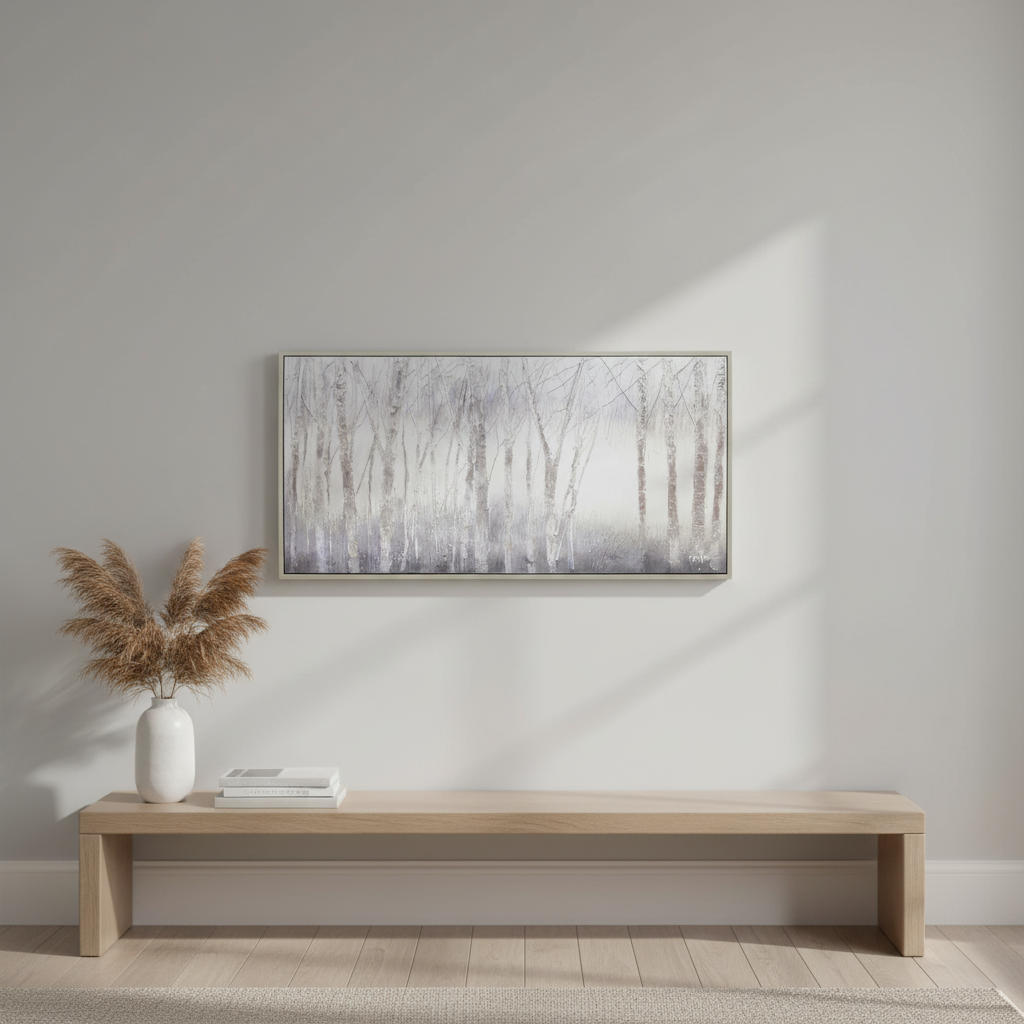 Renwil Anouska 30" Wide Canvas Art - Grey