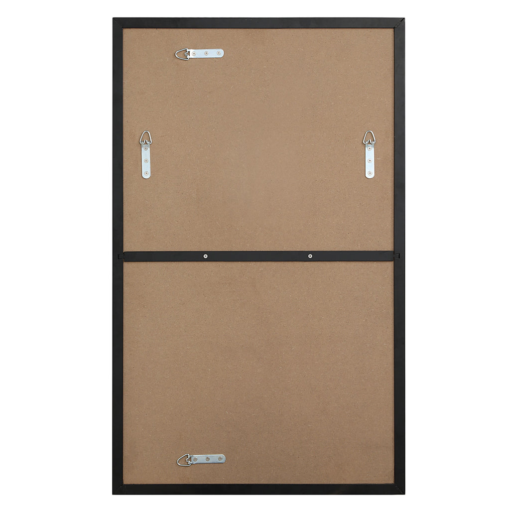 Renwil Loutro 36" H x 22" W Wall Mirror - Black