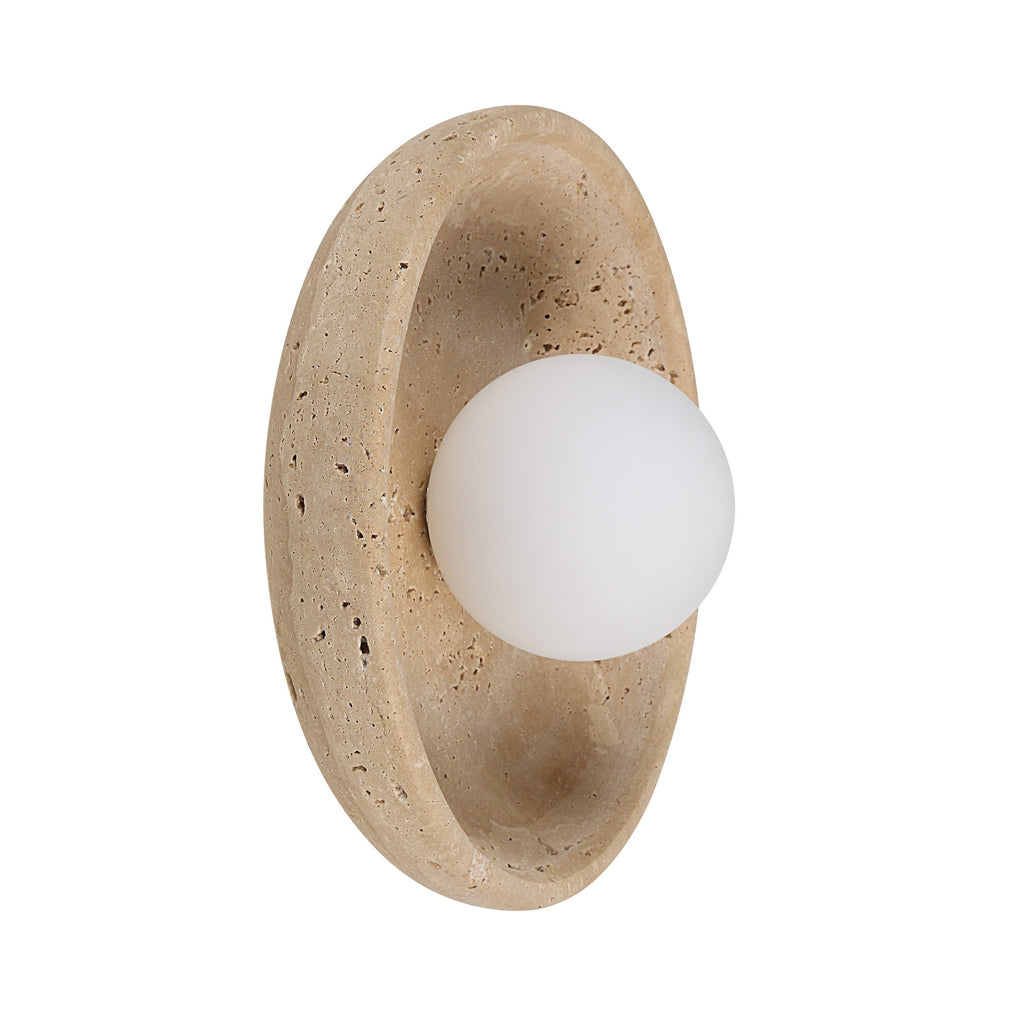 Renwil Myrtos 4.92" Height Wall Sconce - Beige
