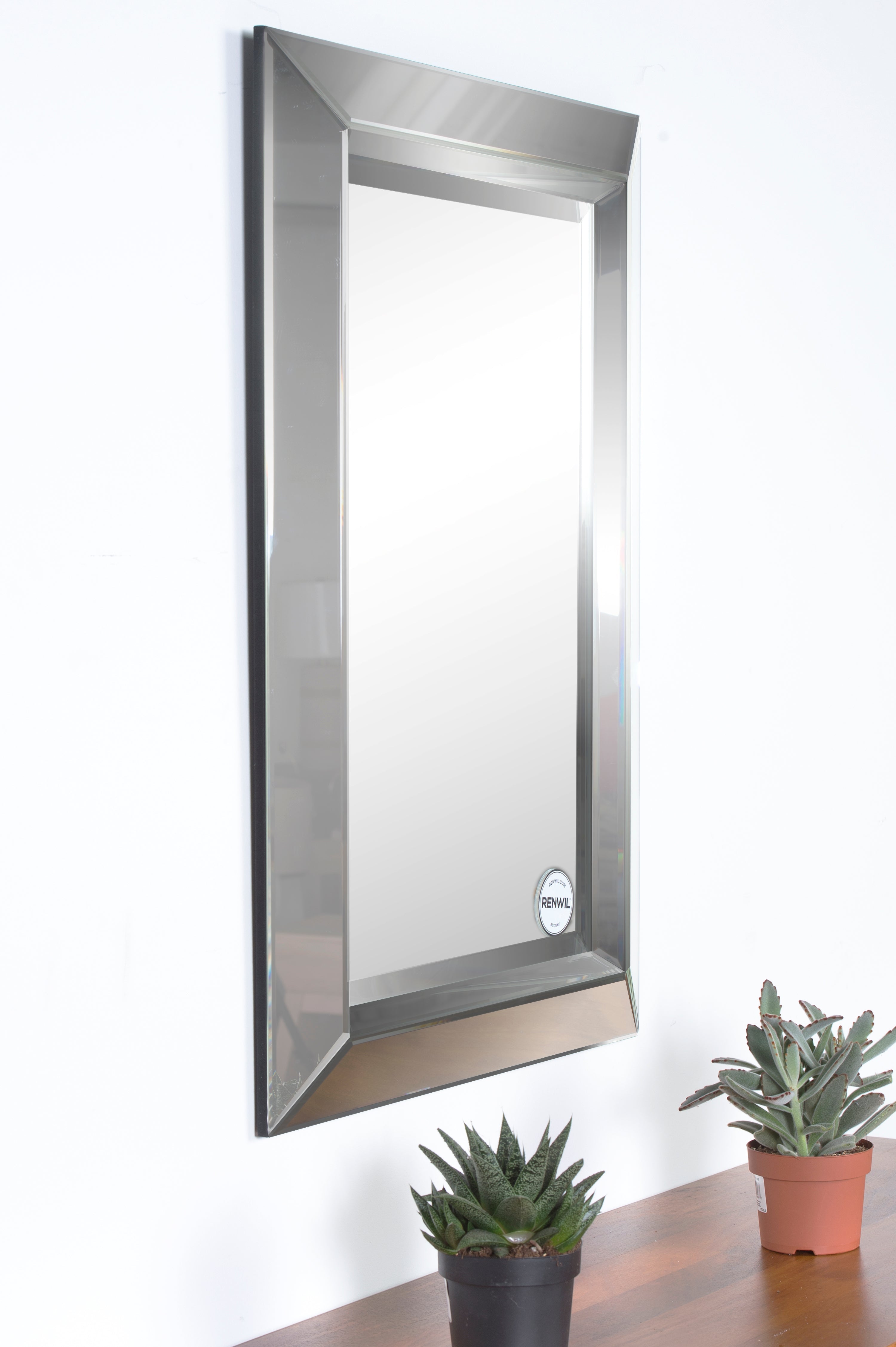 Renwil Aura 35" Tall Rectangle Wall Mirror