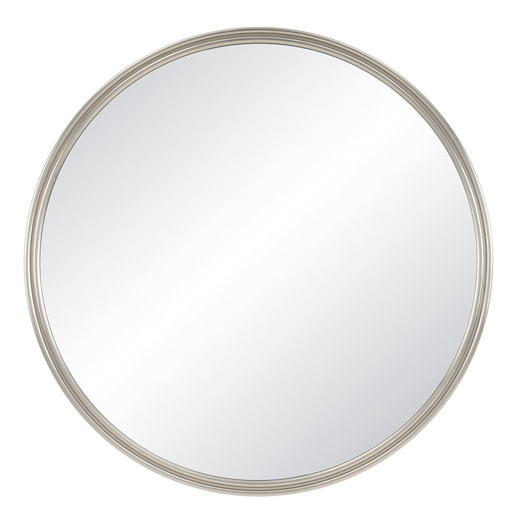 Renwil Oltimo 40" Tall Round Wall Mirror - Grey