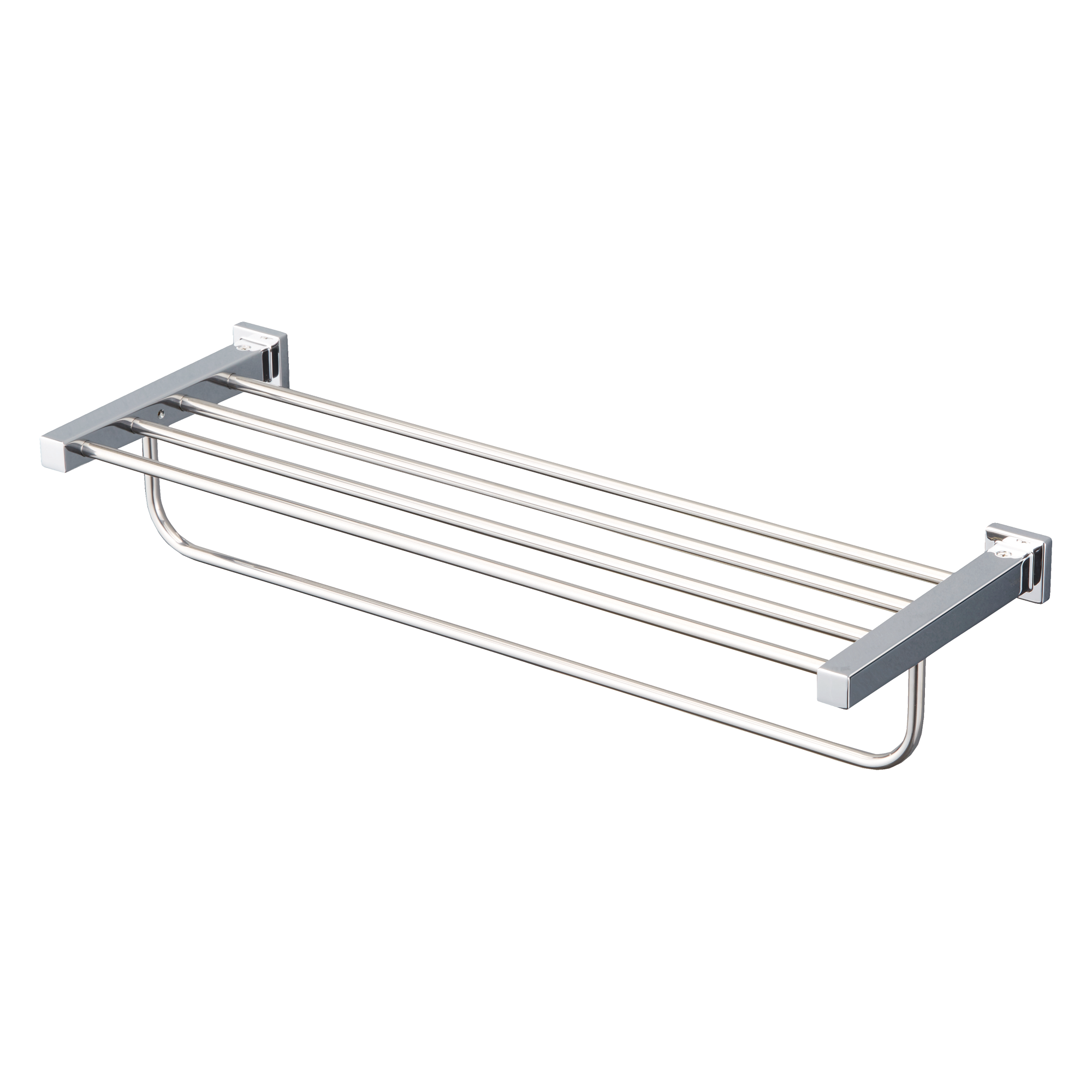 TOTO L Series Square Towel Shelf with Hanging Bar