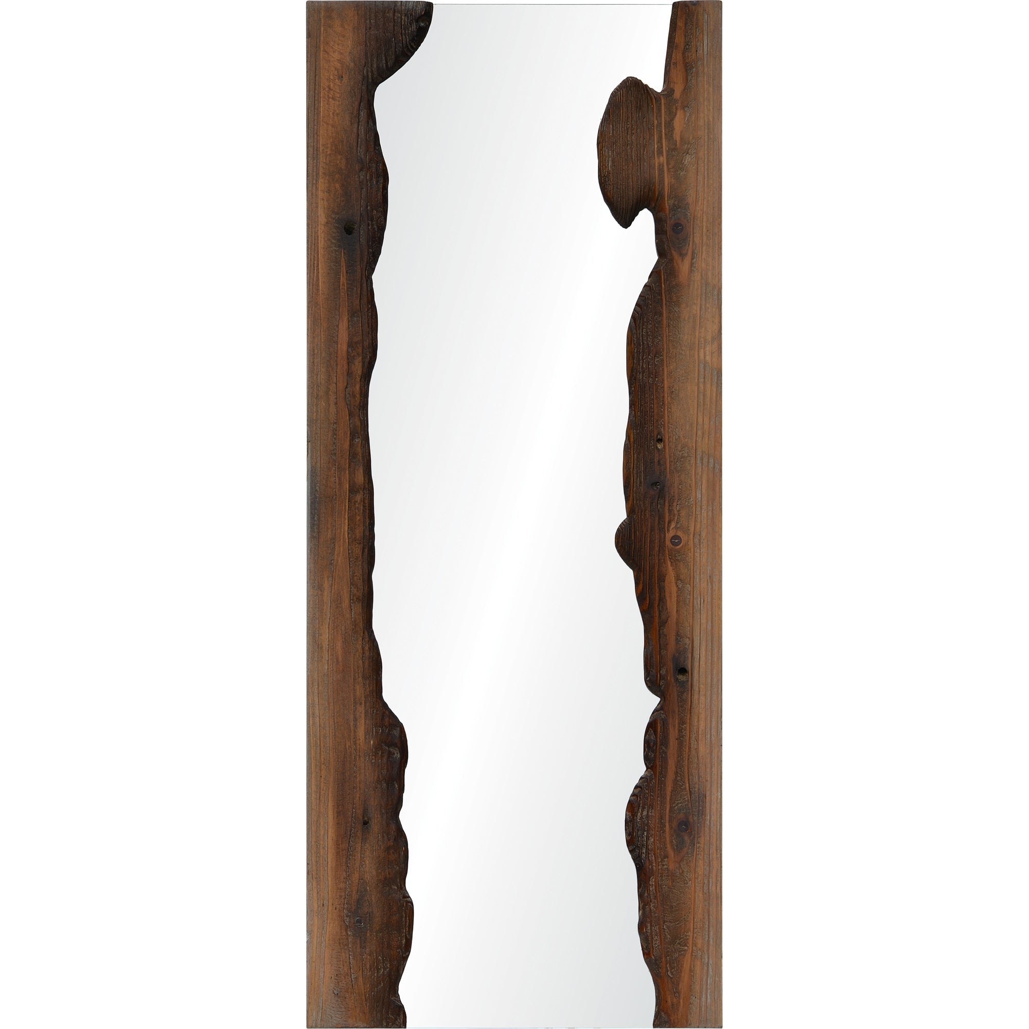 Renwil Conni x 50" Tall Rectangle Wall Mirror - Brown