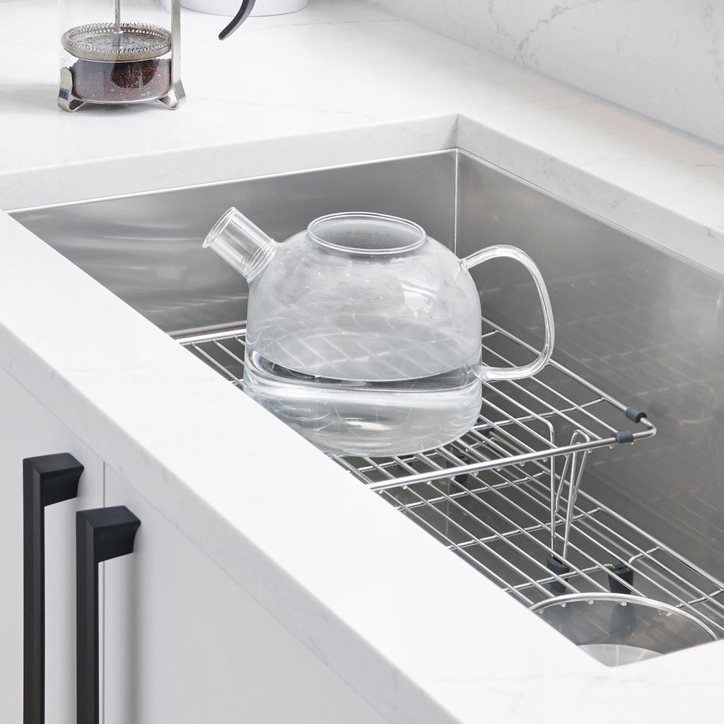 Blanco Stainless Steel Elevated Sink Grid for Quatrus Ergon and  Cerana 33" Super Single Sinks