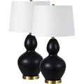 Everren Kamilia 26.75" Length Table Lamp (Set of 2) - Matte Black