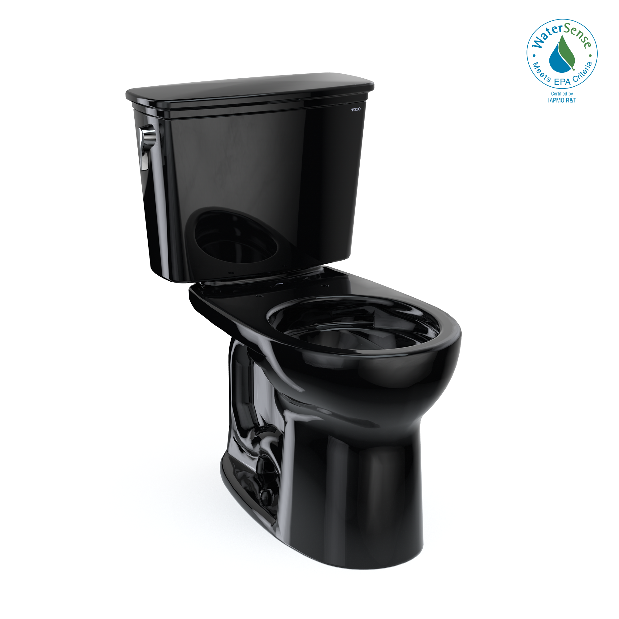 TOTO Drake Toilet - Transitional Two-Piece Round Toilet with Universal Height, 1.28 GPF Tornado Flush