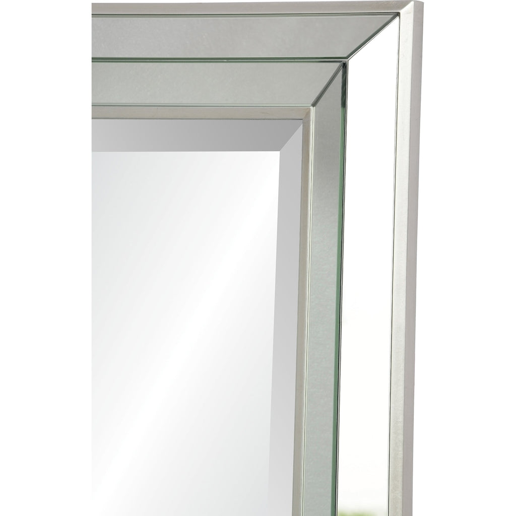Renwil Hawkwell 40" Tall Rectangle Wall Mirror - Grey