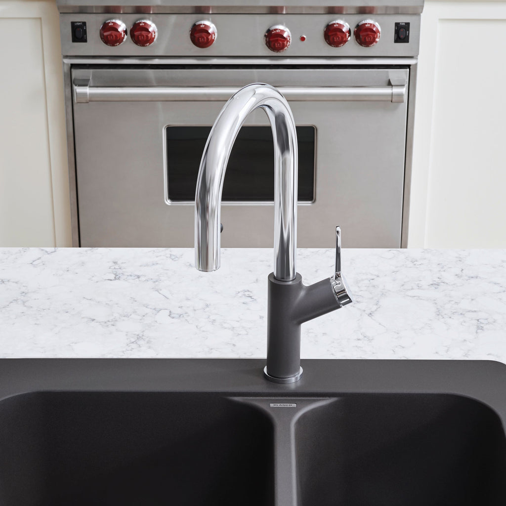 Blanco Urbena Pull-Down Dual-Spray Kitchen Faucet