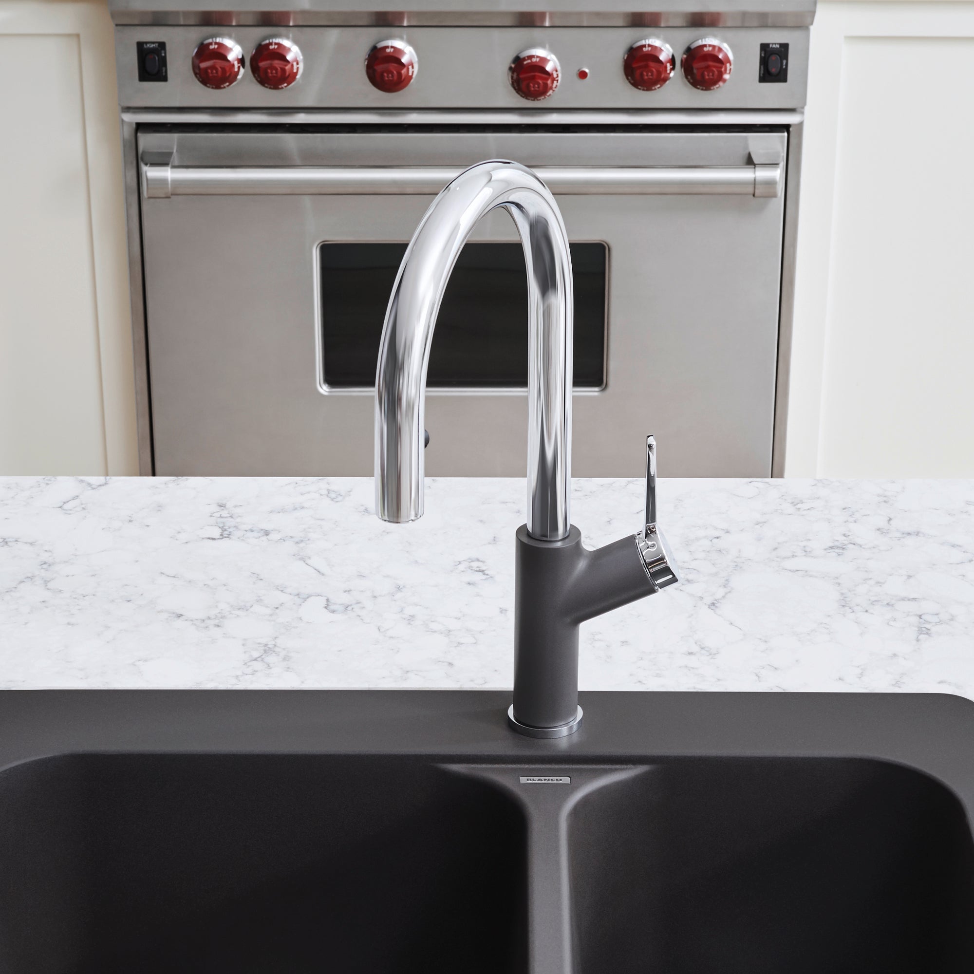 Blanco Urbena Pull-Down Dual-Spray Kitchen Faucet