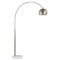 Everren Aglow 77.38" Height Floor Lamp - Brushed Nickel