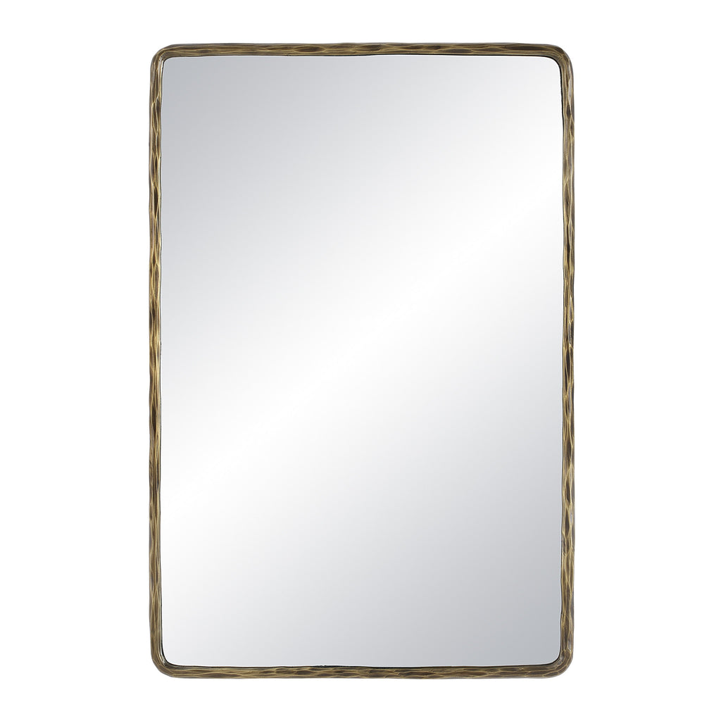 Renwil Ivory 36" Tall Rectangle Wall Mirror - Yellow