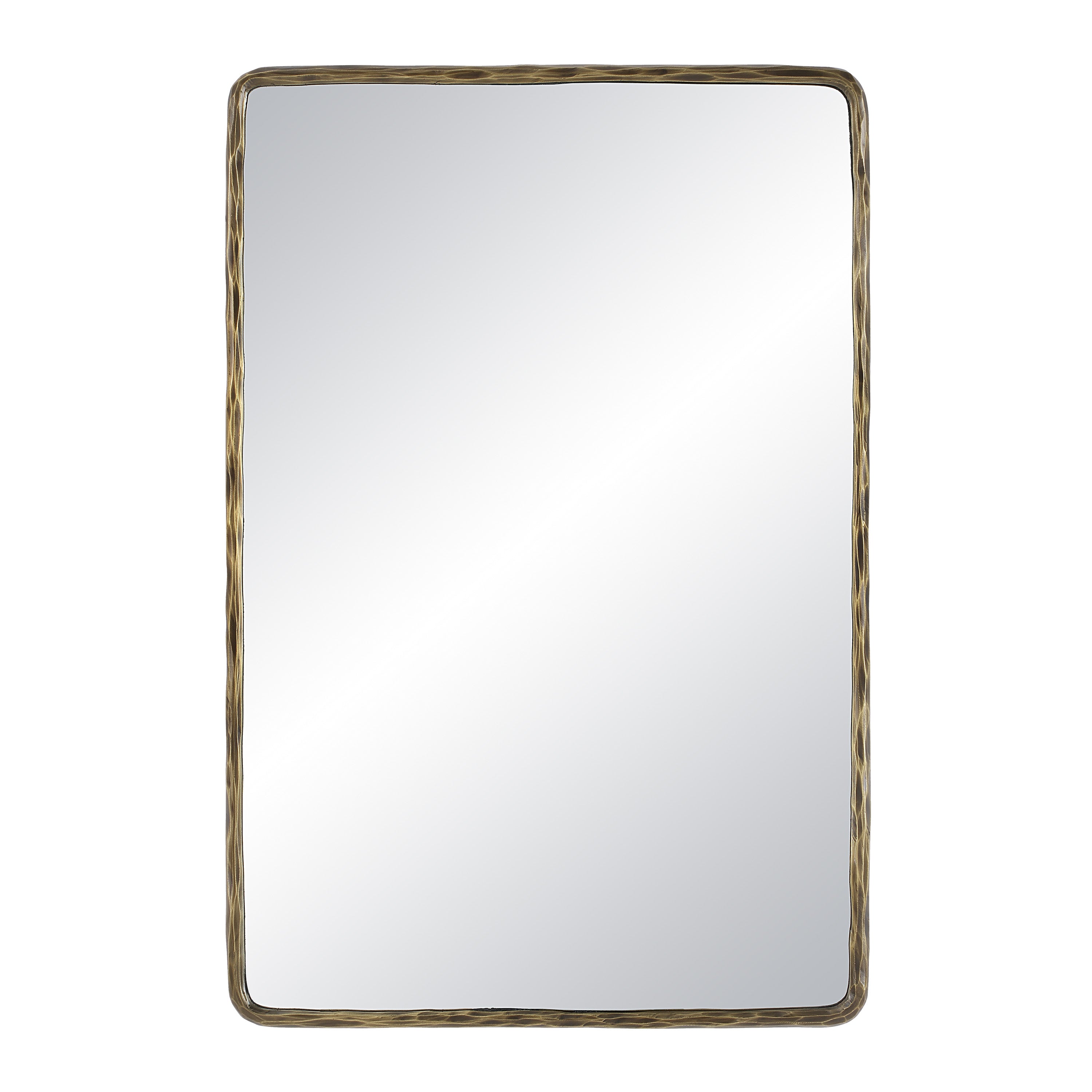 Renwil Ivory 36" Tall Rectangle Wall Mirror - Yellow
