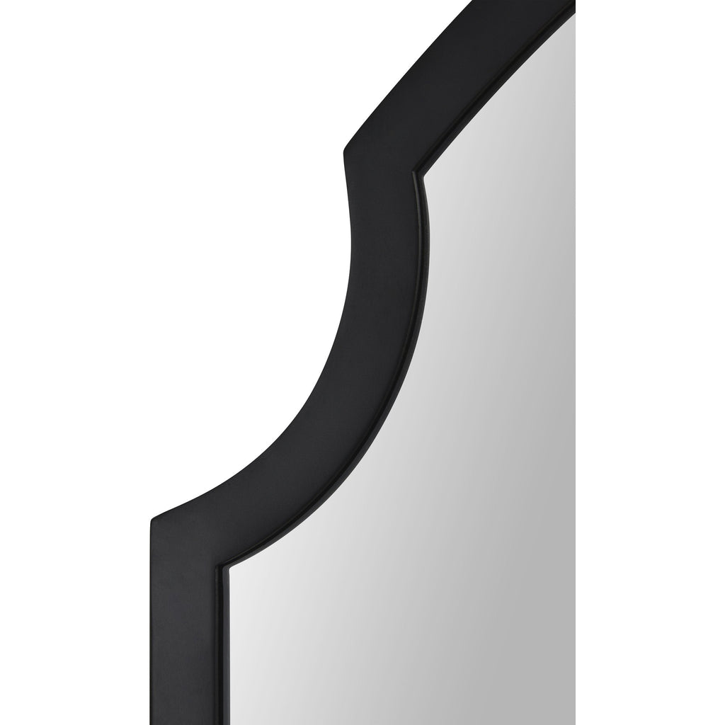 Renwil Asmara 36" Tall Irregular Wall Mirror - Black