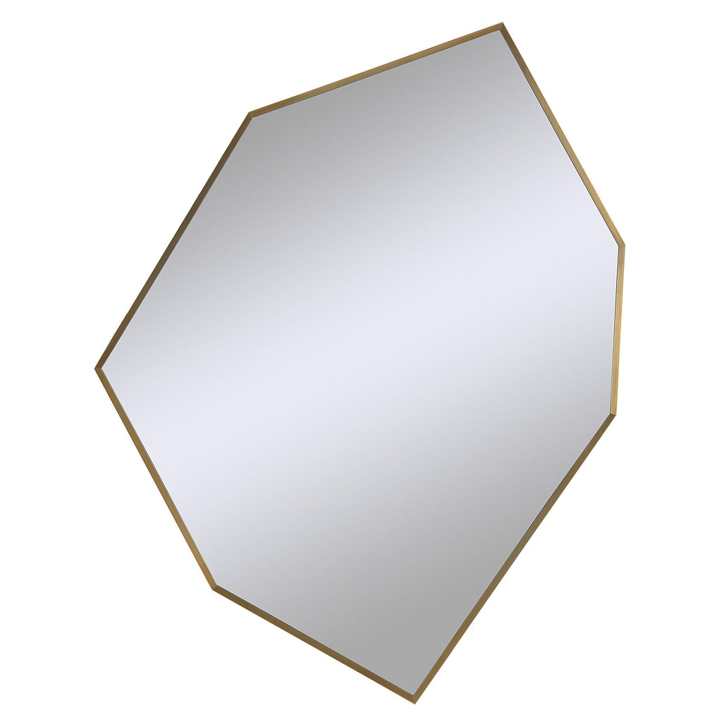 Renwil Devika 41" Tall Irregular Wall Mirror - Yellow