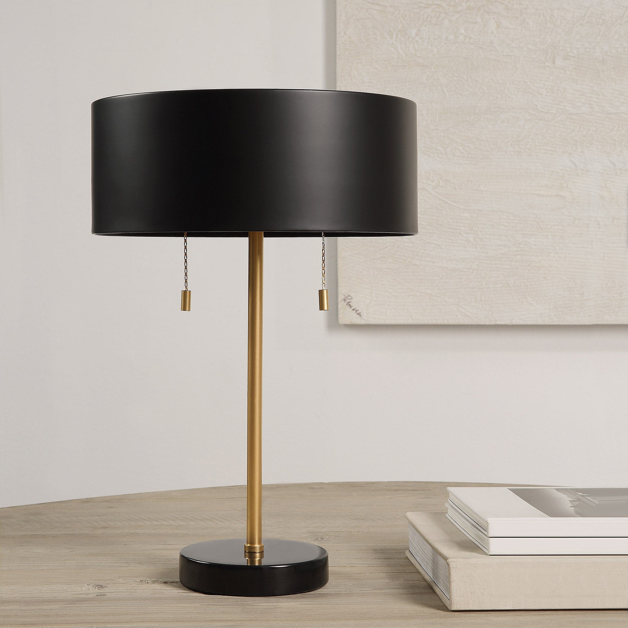 Renwil Gillian 17" Length Table Lamp - Black