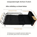 Retractable Kitchen Dish Cutlery & Cup Draining Rack