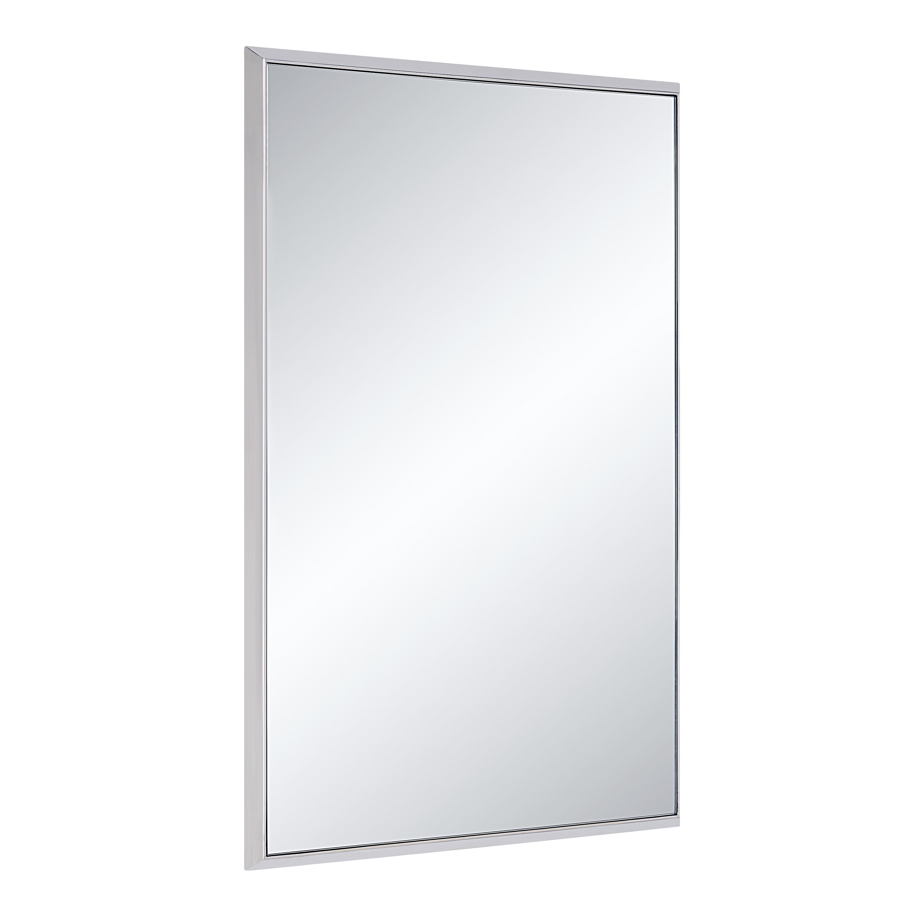 Renwil Dapia 36" H x 24" W Wall Mirror - Grey