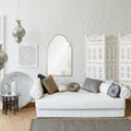 Renwil Natasha 42" Tall Irregular Wall Mirror - Grey