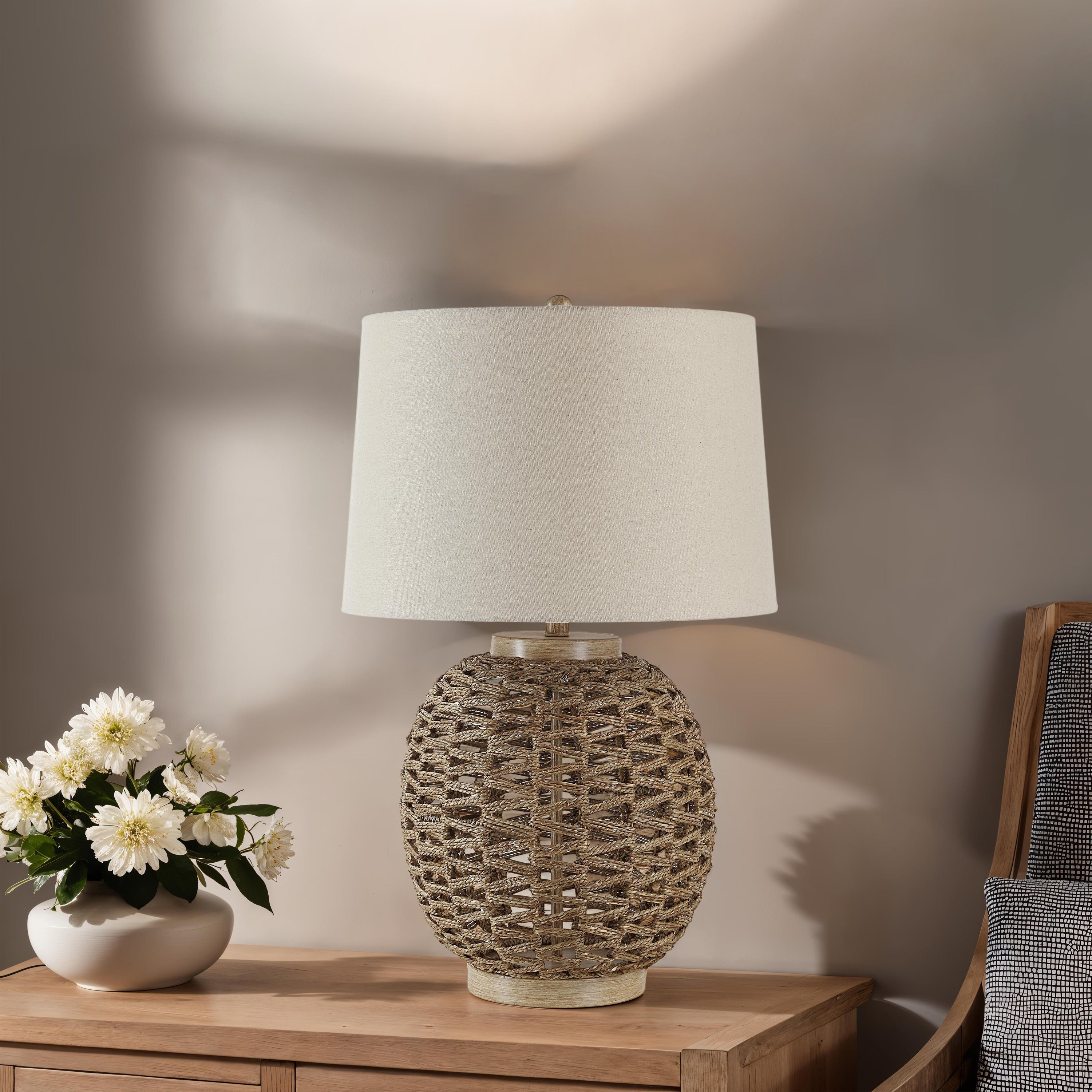 Everren Noa 29" Height Table Lamp - Natural