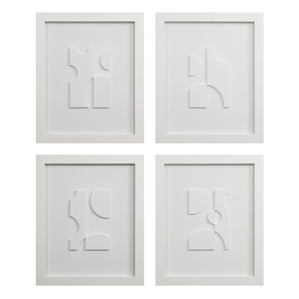 Renwil Ispra 19" Wide Wall Decor - Matte White