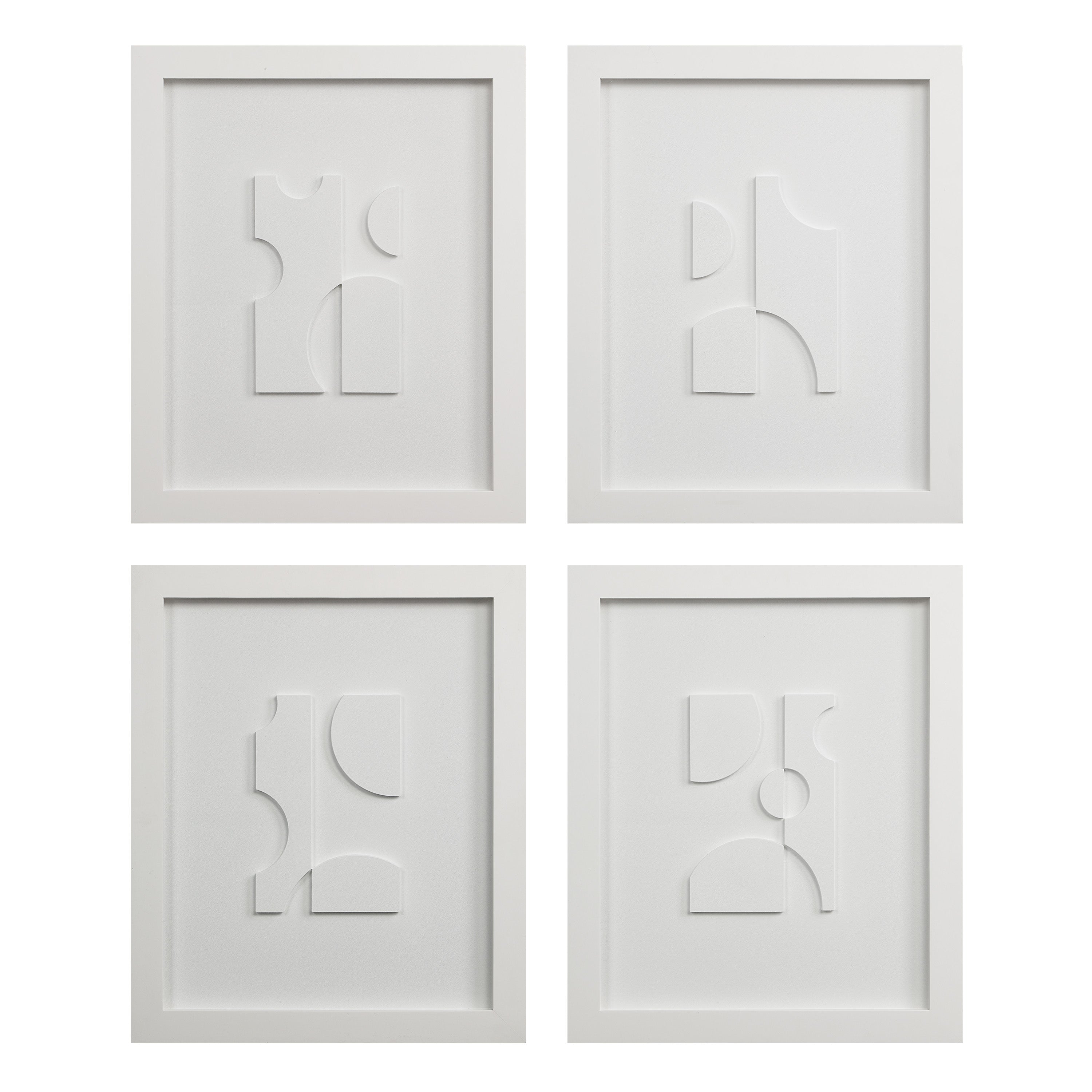 Renwil Ispra 19" Wide Wall Decor - Matte White